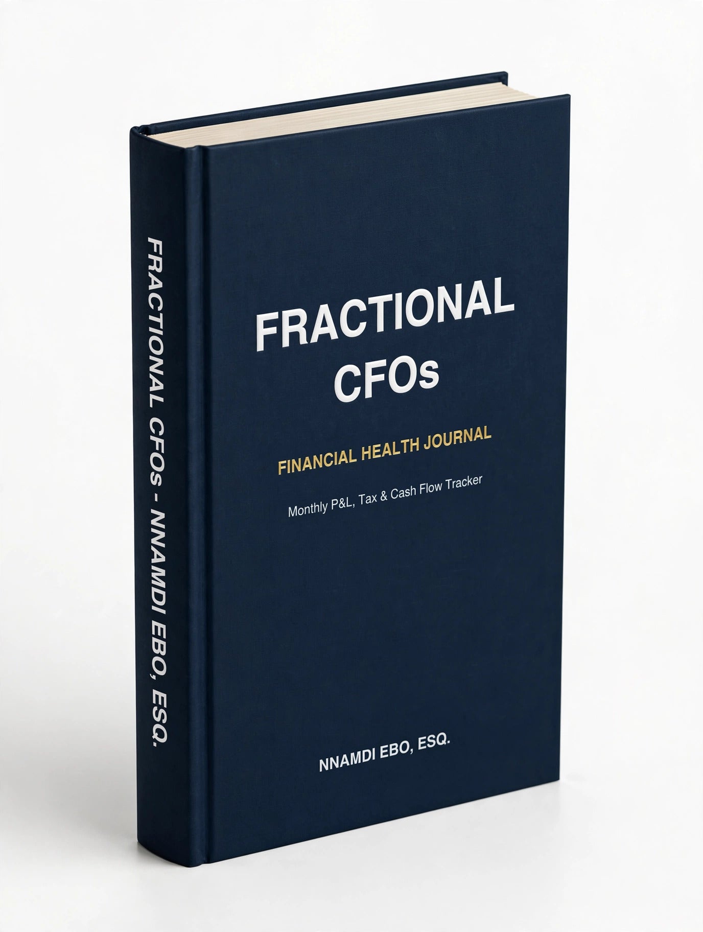 FRACTIONAL CFOs FINANCIAL HEALTH JOURNAL: Monthly P&L, Tax & Cash Flow Tracker - AZW3