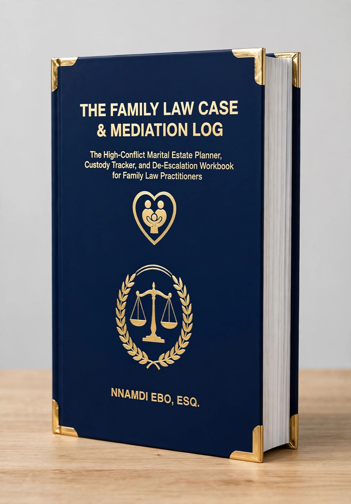 THE FAMILY LAW CASE & MEDIATION LOG: The High-Conflict Marital Estate Planner, Custody Tracker, and De-Escalation Workbook for Family Law Practitioners – PDF