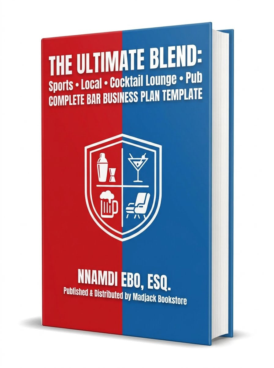 THE ULTIMATE BLEND: Sports • Local • Cocktail Lounge • Pub. Complete Bar Business Plan Template – PDF