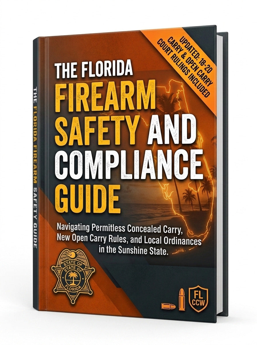 THE FLORIDA FIREARM SAFETY AND COMPLIANCE GUIDE: Navigating Permitless Concealed Carry, New Open Carry Rules, and Local Ordinances in the Sunshine State – PDF